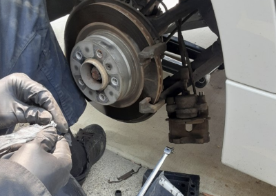 this image shows brake repair in Niagara Falls, NY